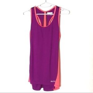 Marmot Tank Top Size XS Racerback Athletic Wear Pink Purple